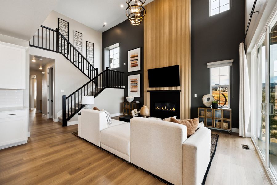 Furnished interior view inside a new home in Sterling Ranch Ascent Village, Littleton (Image 19).
