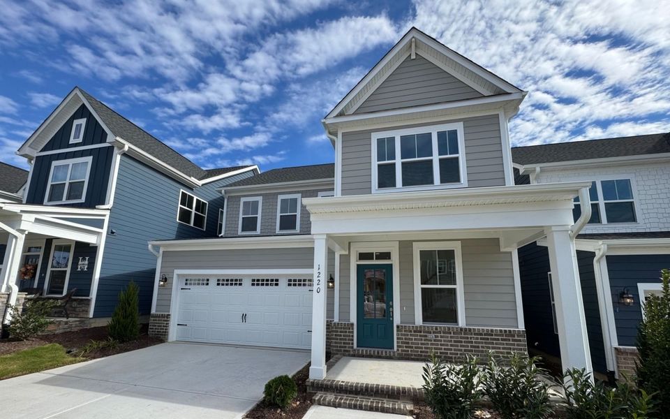 Representative exterior photo of a completed home built from the Declan by Brookfield Residential in Wendell Falls, Wendell, NC (Image 18).