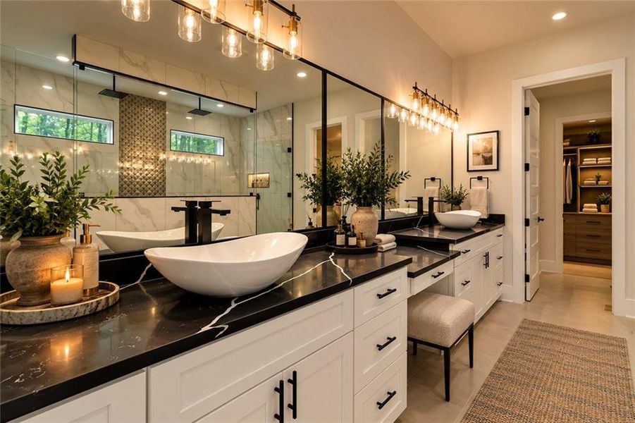 Furnished interior view inside a new home in , Covington (Image 16).
