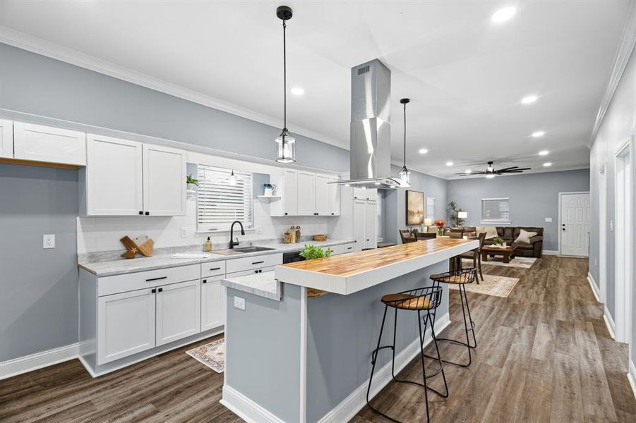 Furnished interior view inside a new home in , Alvord (Image 25).