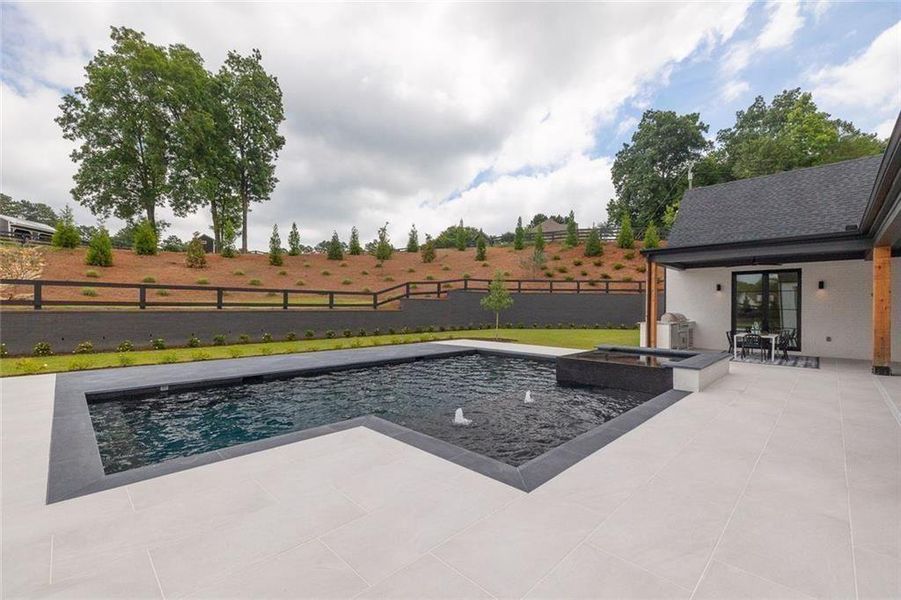 Exterior details and patio area of a home in , Canton (Image 4).
