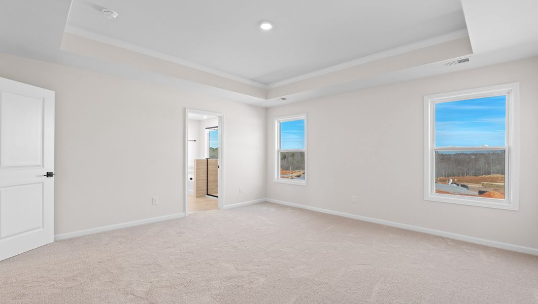 Representative unfurnished interior of a home built from the FLEETWOOD by D.R. Horton in Whitehawk Meadows, Travelers Rest (Image 27).
