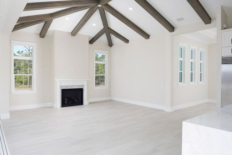 Representative unfurnished interior of a home built from the Grand Wayfarer by Minto Communities in Latitude Margaritaville Watersound, Panama City Beach (Image 14).