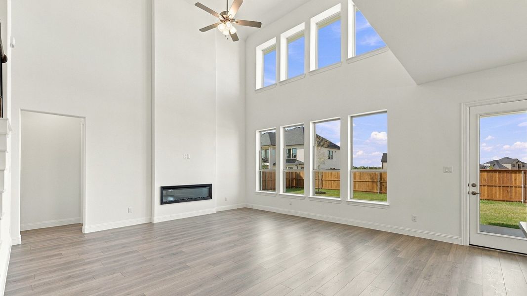Furnished interior view inside a new home in Green Meadows Classic, Celina (Image 9).