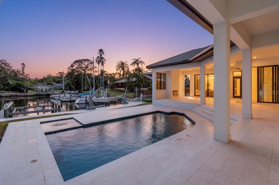 Exterior details and patio area of a home in , Sarasota (Image 30).