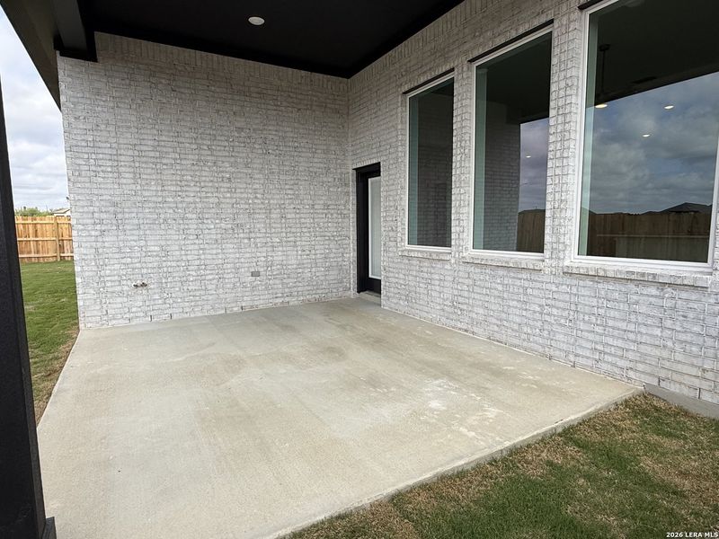 Exterior details and patio area of a home in Alsatian Oaks, Castroville (Image 20). Exterior details and patio area of a home in Alsatian Oaks, Castroville (Image 20).