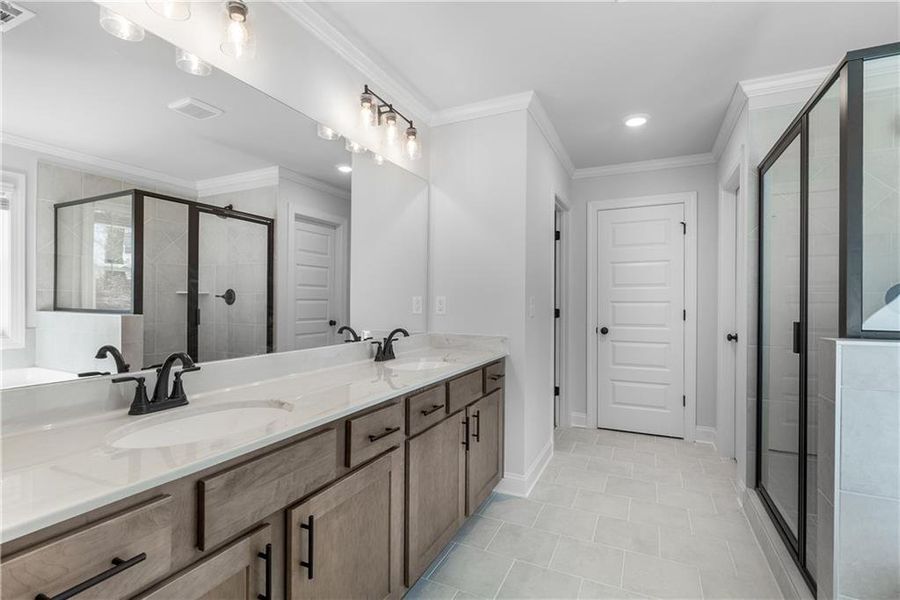 Furnished interior view inside a new home in Calgary Downs, Winder (Image 12).