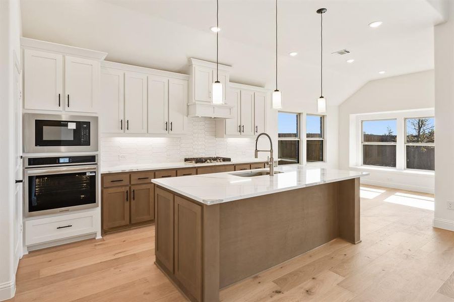 Furnished interior view inside a new home in Willow Wood Classic 50, McKinney (Image 6).