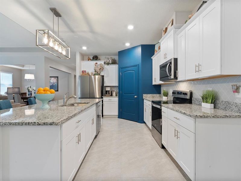 Furnished interior view inside a new home in Kindred, Kissimmee (Image 4). Furnished interior view inside a new home in Kindred, Kissimmee (Image 4).