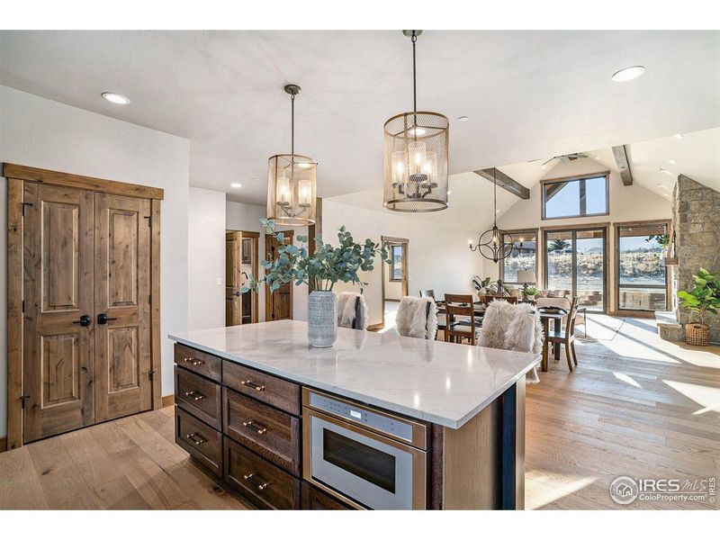 Furnished interior view inside a new home in , Estes Park (Image 8).