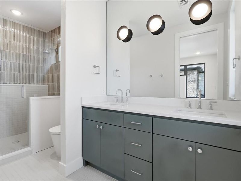 Furnished interior view inside a new home in , Fort Worth (Image 17).