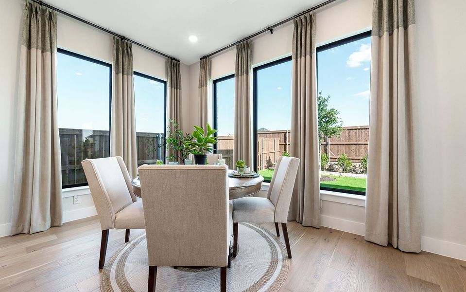 Furnished interior view inside a new home in Marvida, Cypress (Image 16).