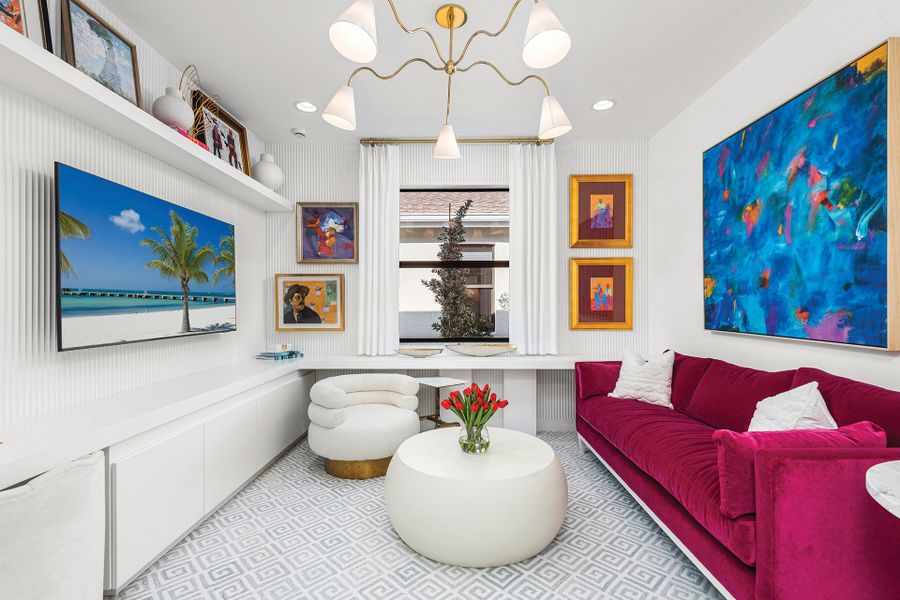 Representative furnished interior of a home built from the Antigua by GL Homes in Valencia Harbor (55+), Fort Myers (Image 10).
