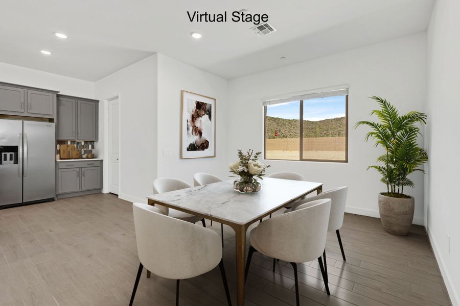 Furnished interior view inside a new home in Saguaro Reserve II, Marana (Image 8).