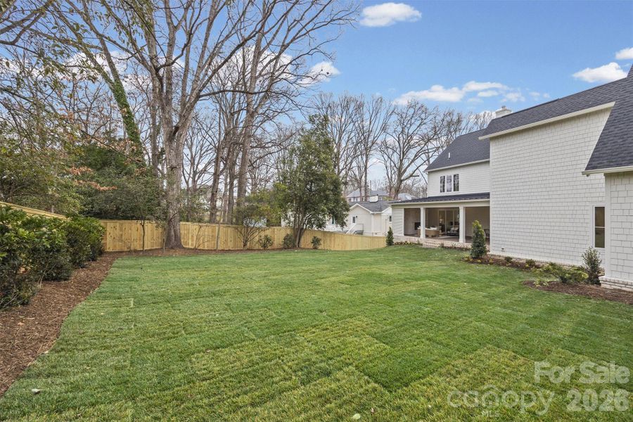 Exterior details and patio area of a home in , Charlotte (Image 27).