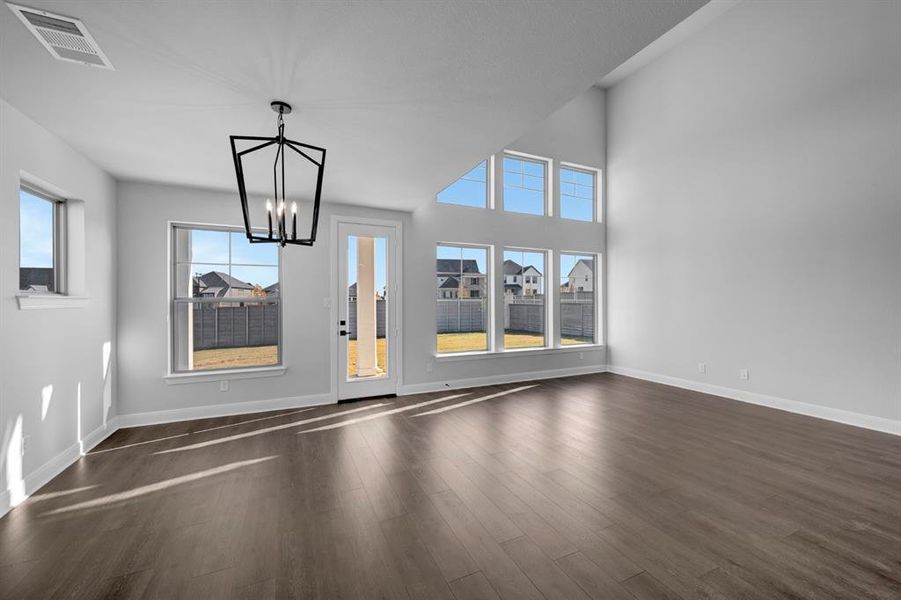 Spacious, unfurnished interior of a new home in Treeline, Justin (Image 38).