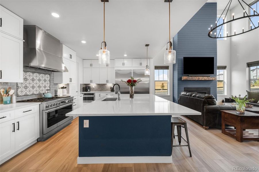 Furnished interior view inside a new home in Red Rocks Ranch, Morrison (Image 28).