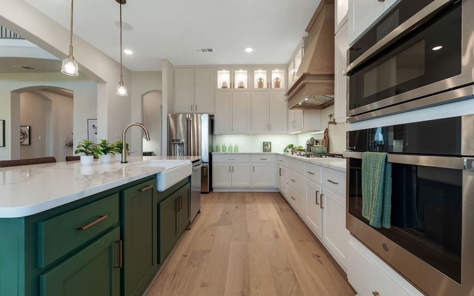 Furnished interior view inside a new home in Marvida, Cypress (Image 14).