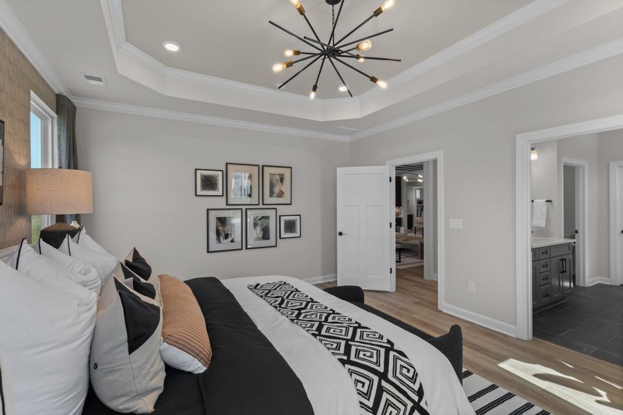 Representative furnished interior of a home built from the The Sand Dollar by Chesapeake Homes in Coastal Club of the Carolinas, Calabash (Image 42).