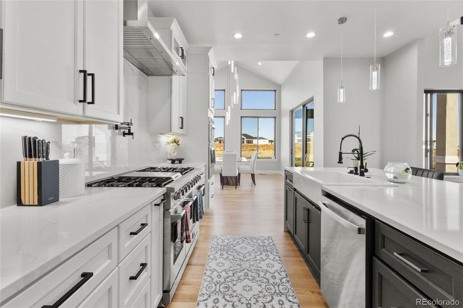 Furnished interior view inside a new home in , Brighton (Image 13). Furnished interior view inside a new home in , Brighton (Image 13).