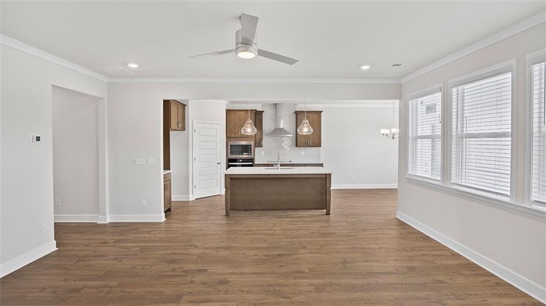 Furnished interior view inside a new home in Evergreen Crossing, Locust Grove (Image 8).