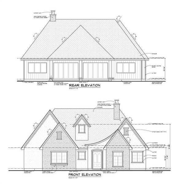 Exterior rendering of this home design in , Holly Springs, GA (Image 1). Exterior rendering of this home design in , Holly Springs, GA (Image 1).