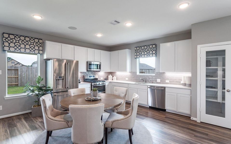 Furnished interior view inside a new home in Pecan Estates, Crosby (Image 19).