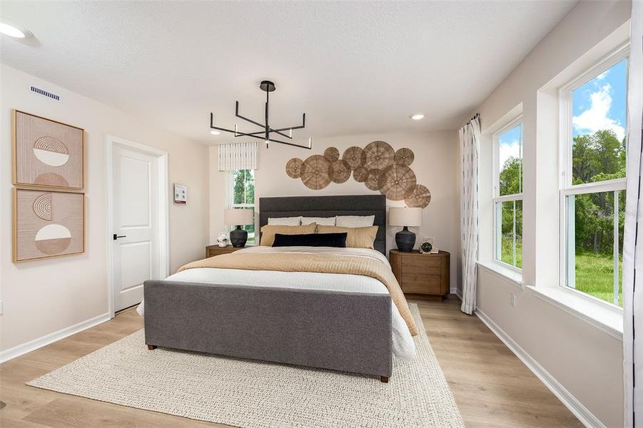 Furnished interior view inside a new home in Aulin Square, Oviedo (Image 12).