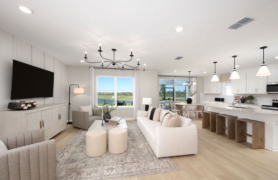 Representative furnished interior of a home built from the Pinecrest by Pulte Homes in Seaire, Parrish (Image 7). Representative furnished interior of a home built from the Pinecrest by Pulte Homes in Seaire, Parrish (Image 7).