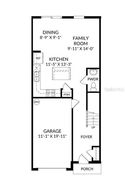 2D floor plan layout of this home in , Tavares, FL (Image 4).
