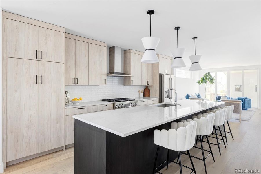 Furnished interior view inside a new home in , Denver (Image 29). Furnished interior view inside a new home in , Denver (Image 29).