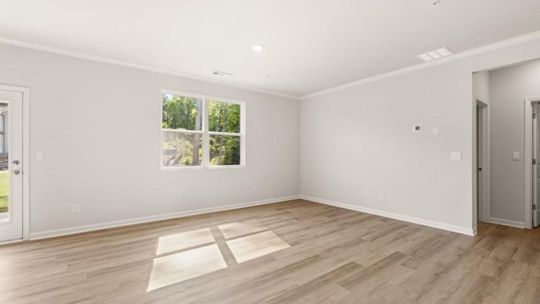 Spacious, unfurnished interior of a new home in Creekview, Atlanta (Image 22). Spacious, unfurnished interior of a new home in Creekview, Atlanta (Image 22).