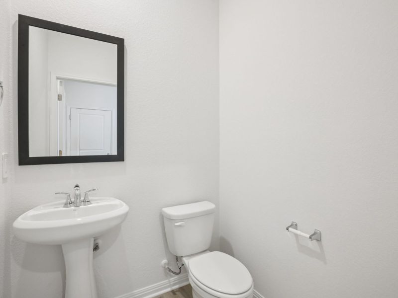 Furnished interior view inside a new home in Lexington Parke, Del Valle (Image 3).