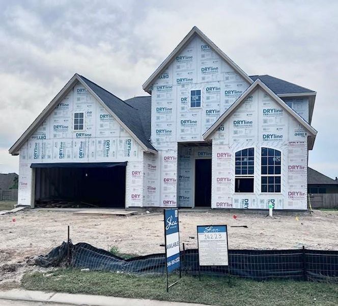In-progress construction of a new home in , Conroe, TX (Image 4).