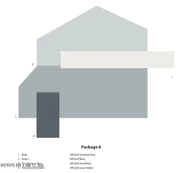 Sample of building materials used in homes in Panther Creek, Jacksonville (Image 3).