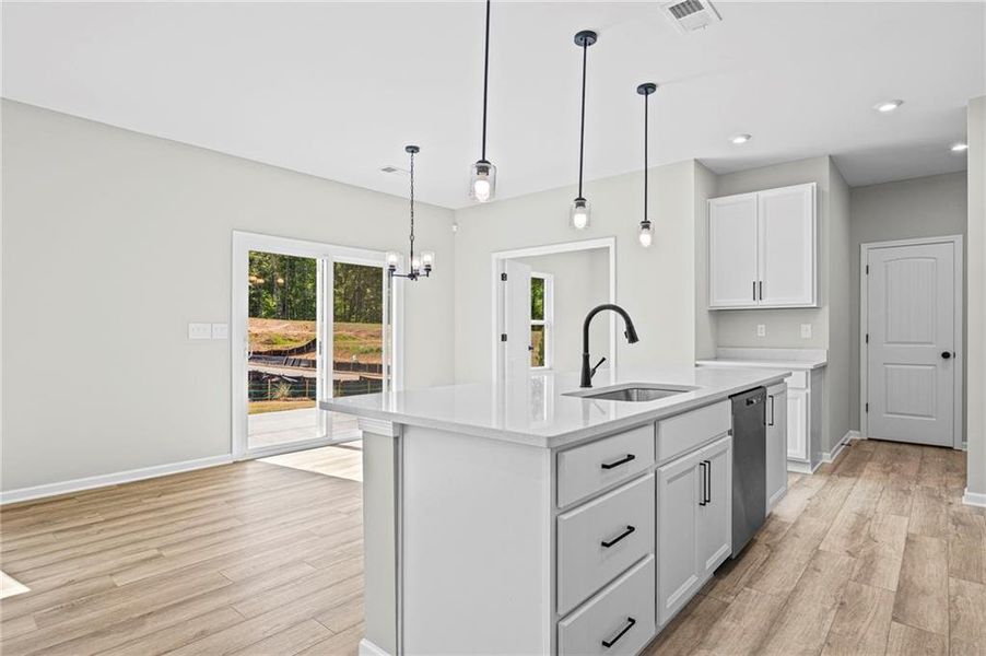Furnished interior view inside a new home in Sage Woods, Dallas (Image 9).