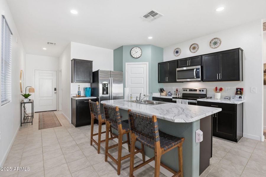 Accent colors in all the right places