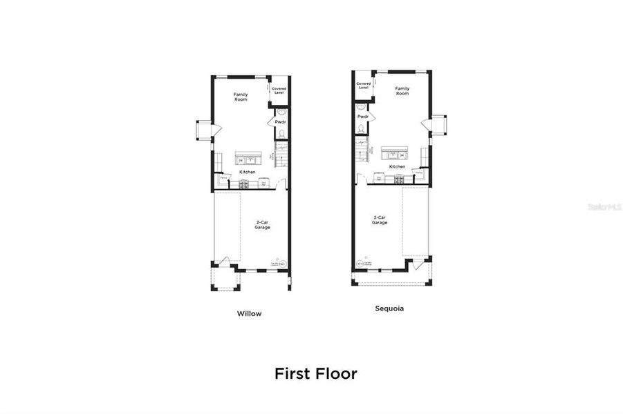 2D floor plan layout of this home in The Brooke, Brandon, FL (Image 5). 2D floor plan layout of this home in The Brooke, Brandon, FL (Image 5).