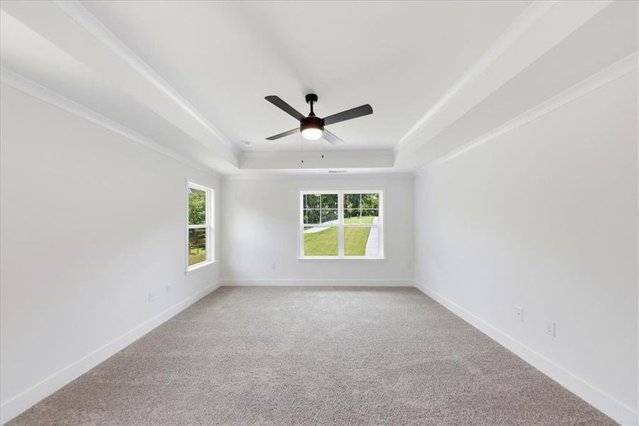 Spacious, unfurnished interior of a new home in Tuscany Hills, Douglasville (Image 19). Spacious, unfurnished interior of a new home in Tuscany Hills, Douglasville (Image 19).