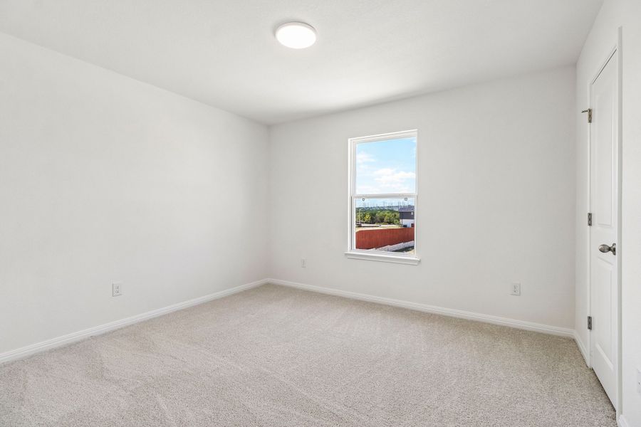 Spacious, unfurnished interior of a new home in Foxfield, Austin (Image 19). Spacious, unfurnished interior of a new home in Foxfield, Austin (Image 19).