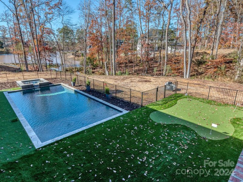 View of Community Pond, Pool & Putting Green