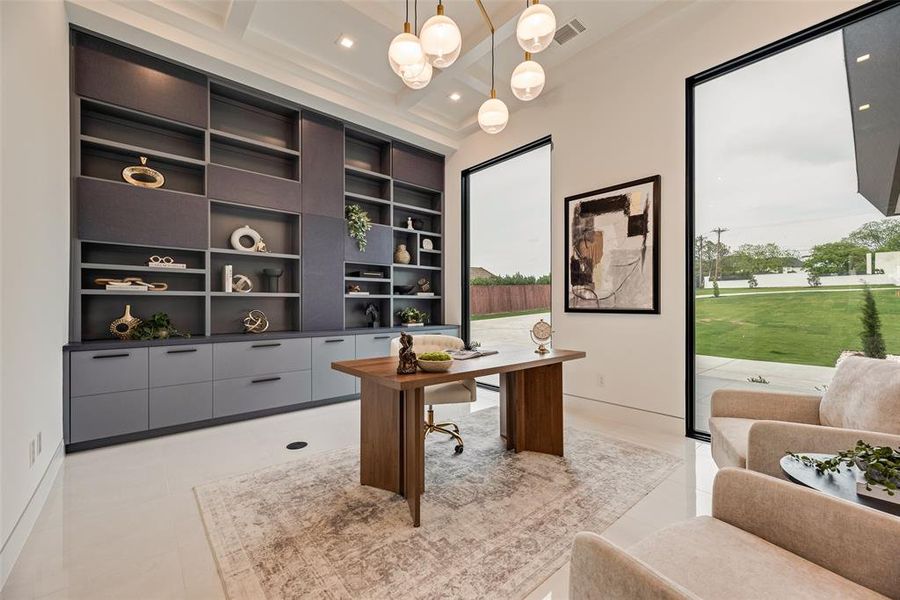 Furnished interior view inside a new home in , Southlake (Image 8).