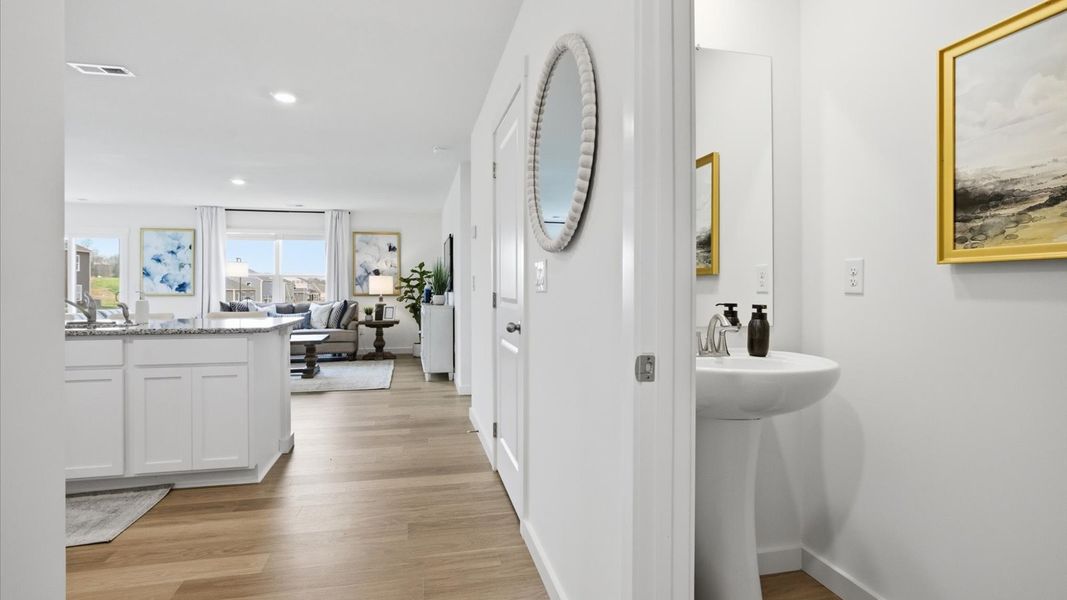 Representative furnished interior of a home built from the Belfort by D.R. Horton in Belhaven, Knoxville (Image 4). Representative furnished interior of a home built from the Belfort by D.R. Horton in Belhaven, Knoxville (Image 4).