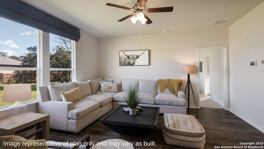 Furnished interior view inside a new home in Brookstone Creek, San Antonio (Image 12). Furnished interior view inside a new home in Brookstone Creek, San Antonio (Image 12).
