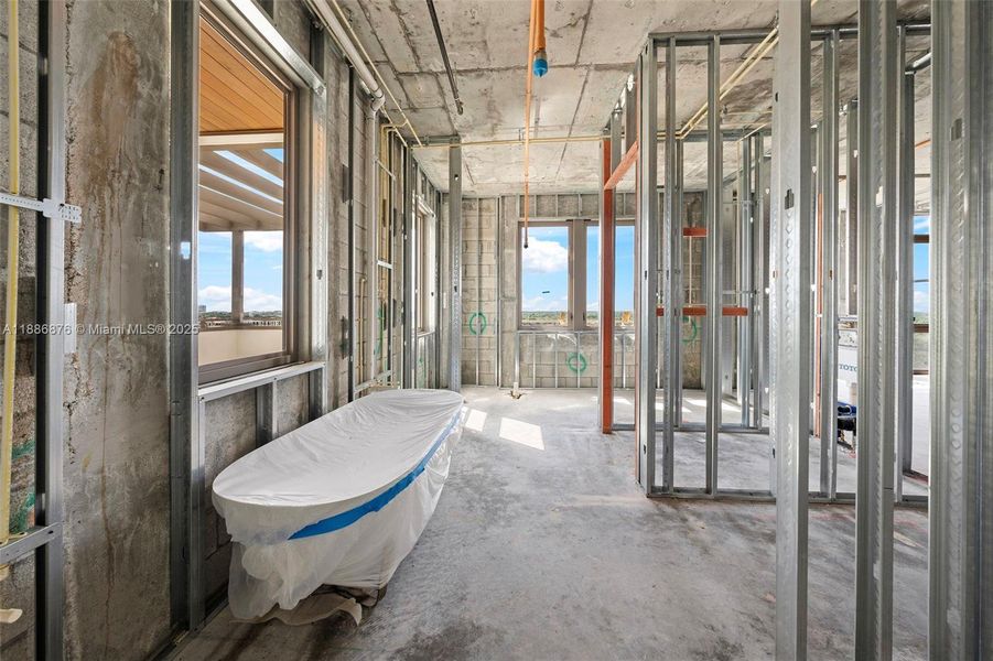 In-progress construction of a new home in , Coral Gables, FL (Image 40). In-progress construction of a new home in , Coral Gables, FL (Image 40).