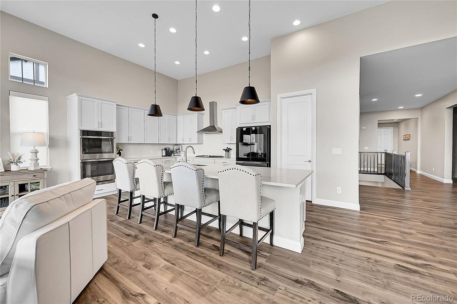 Furnished interior view inside a new home in , Castle Rock (Image 30).