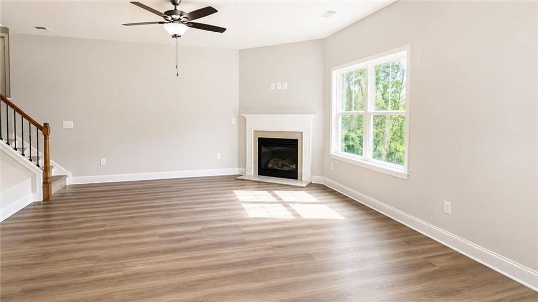 Spacious, unfurnished interior of a new home in Habersham Meadows, Demorest (Image 10).