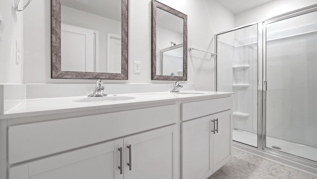 Furnished interior view inside a new home in Wildbrook Village, Waynesville (Image 12).