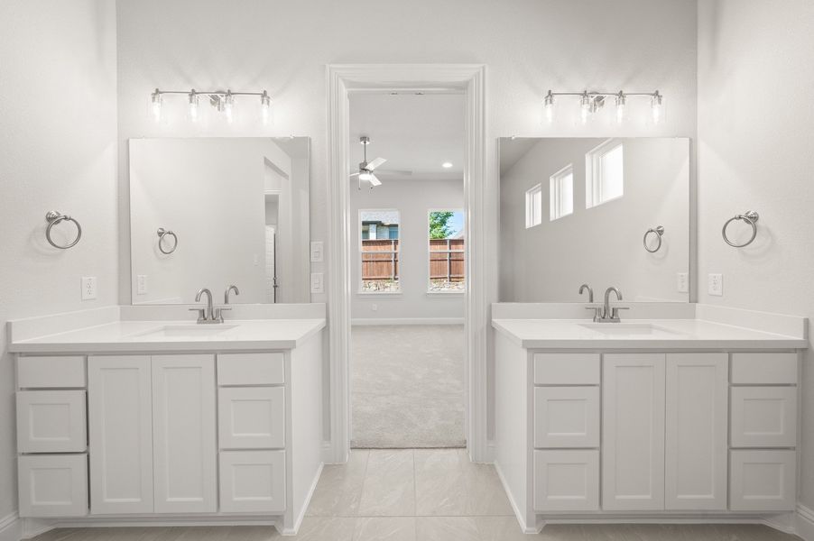 Furnished interior view inside a new home in Bridgewater, Midlothian (Image 16).