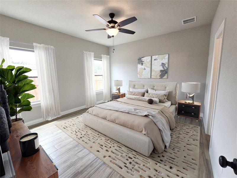 Furnished interior view inside a new home in , Weatherford (Image 5).